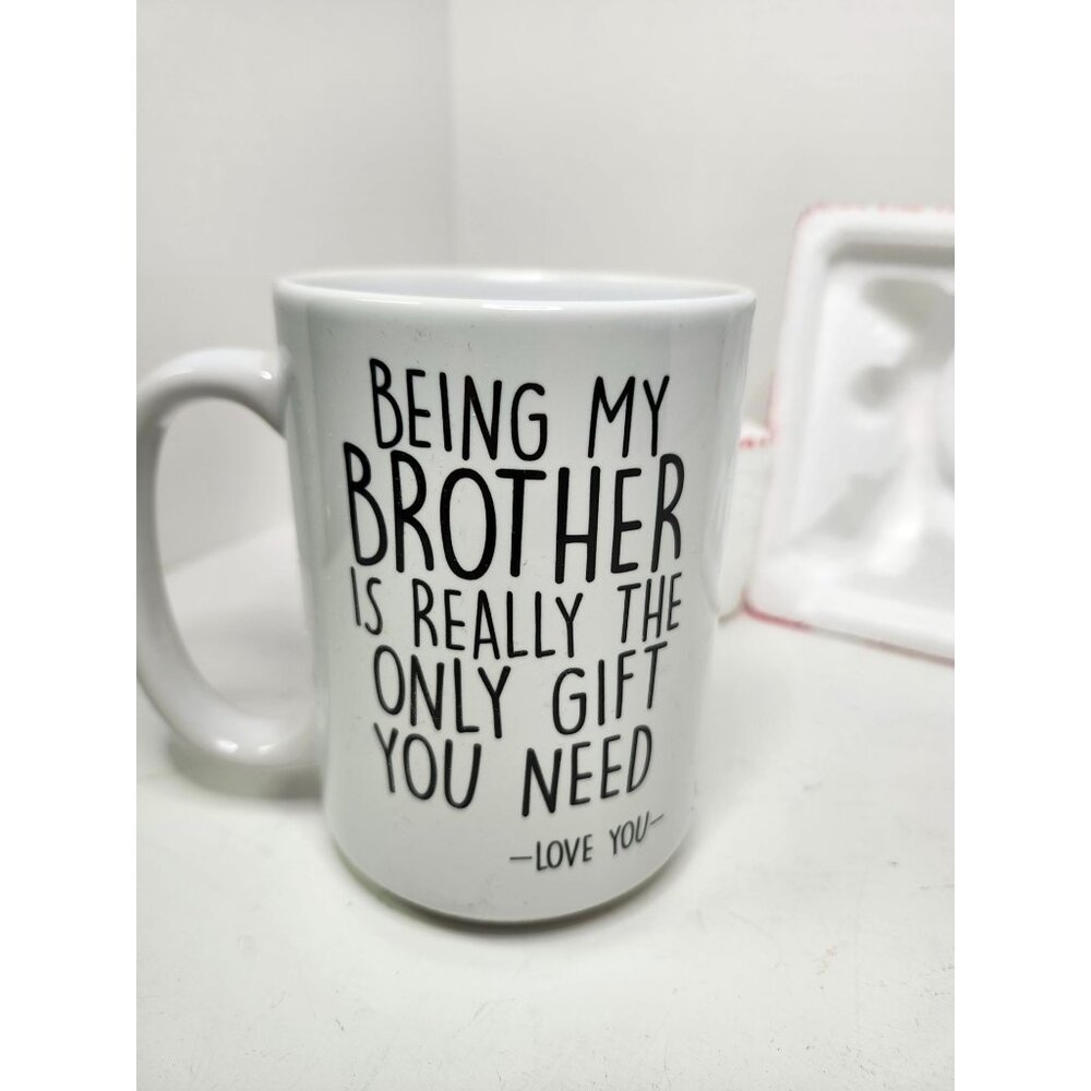 Funny brother coffee mug birthday christmas gift NIB